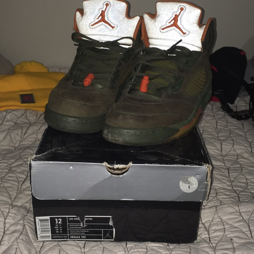 Jordan 5 Olive Retro Size 12